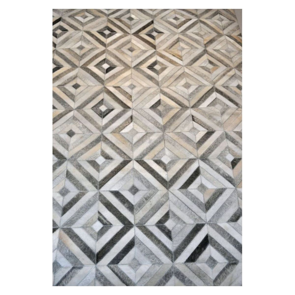 BAZHARS - ALFOMBRA BAZHARS 140X200 CM PATCH CUERO ANSA F8