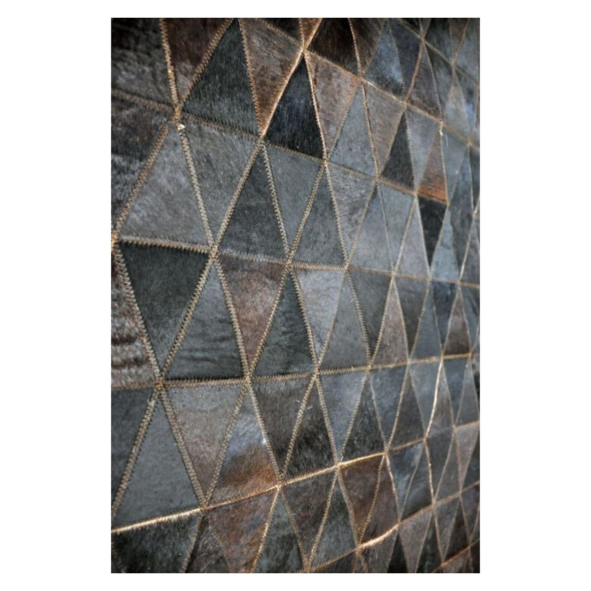 BAZHARS - ALFOMBRA BAZHARS 160X230 CM PATCH CUERO ANSA F7