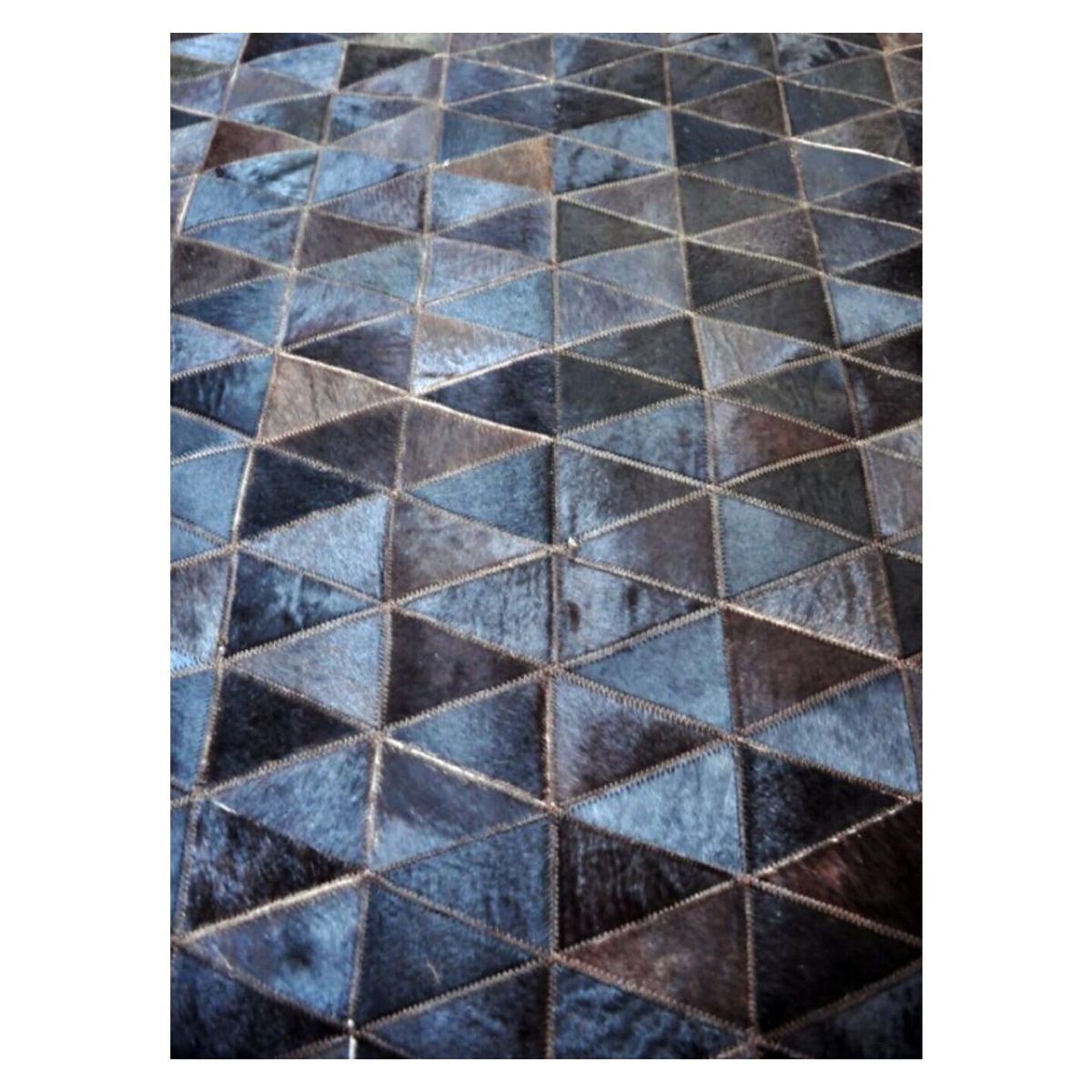 BAZHARS - ALFOMBRA BAZHARS 160X230 CM PATCH CUERO ANSA F7