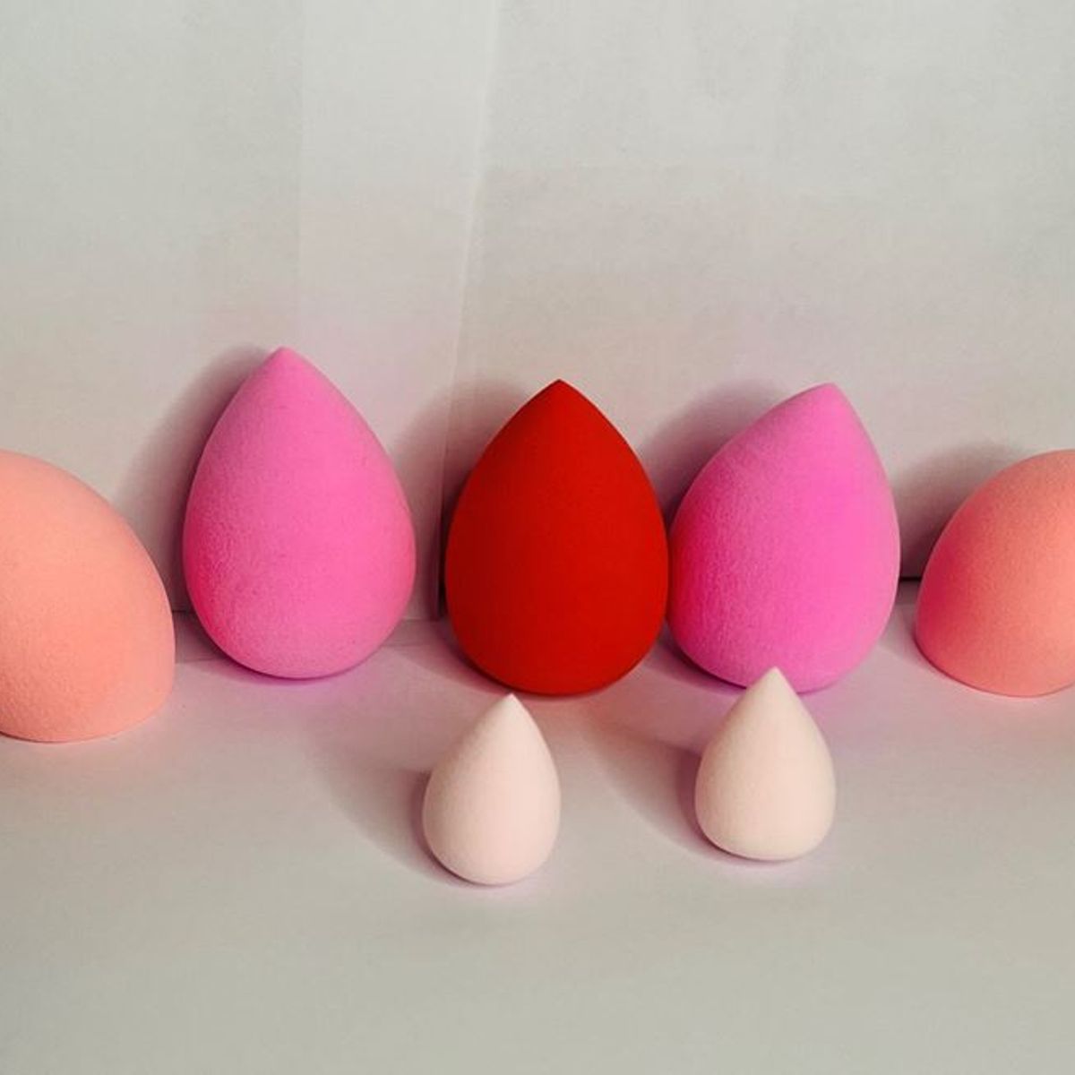 GENERICO - Set de 7 Esponjas de Maquillaje Alta Definicion Colores