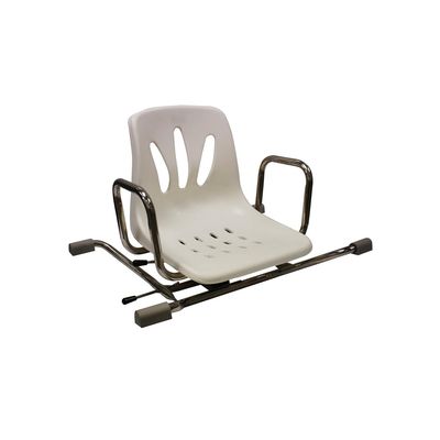 Imagen 2 del producto Silla Asiento De Baño Giratoria Acero Inoxidable