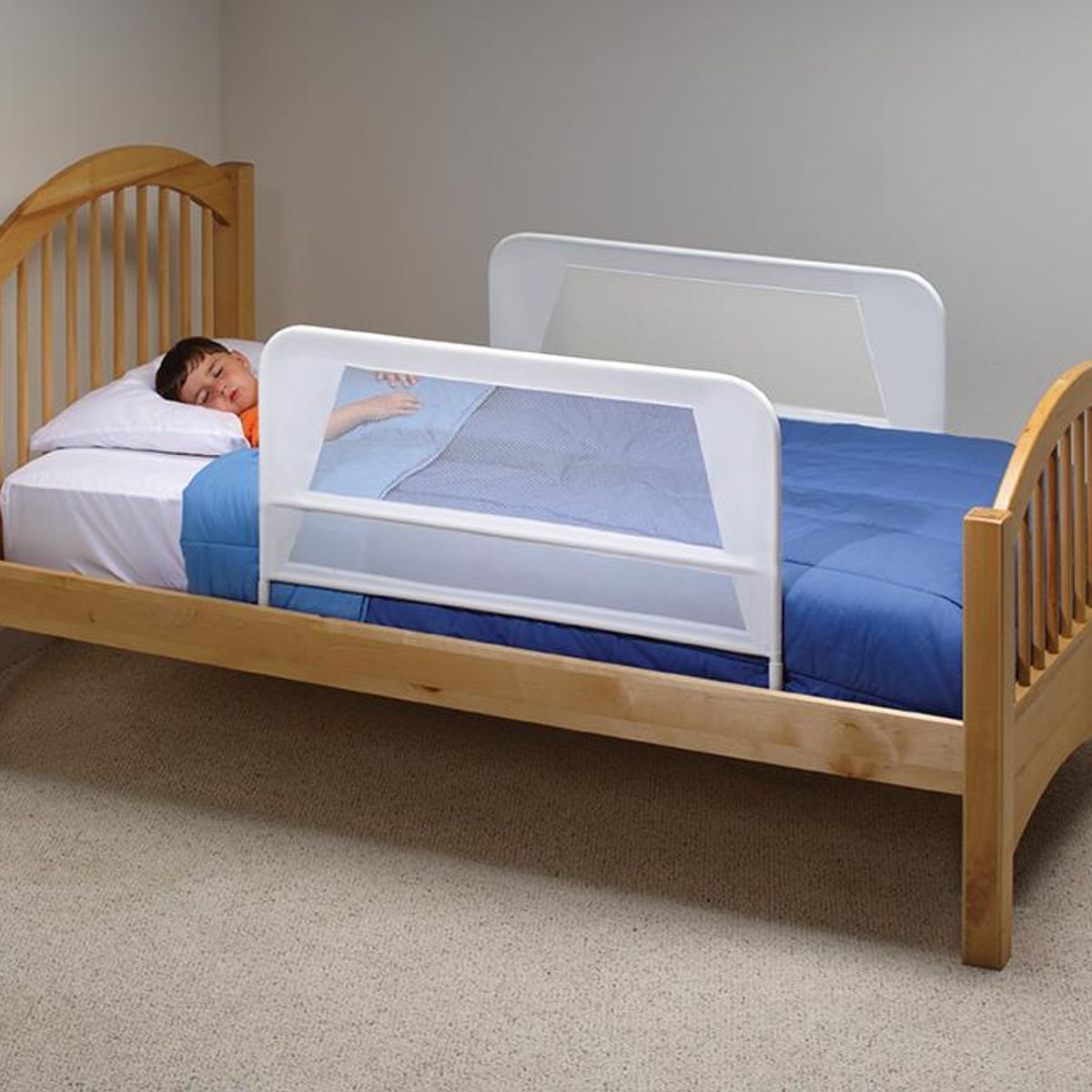 KIDCO - Set 2 Barandas para Cama de Niños - Blanco
