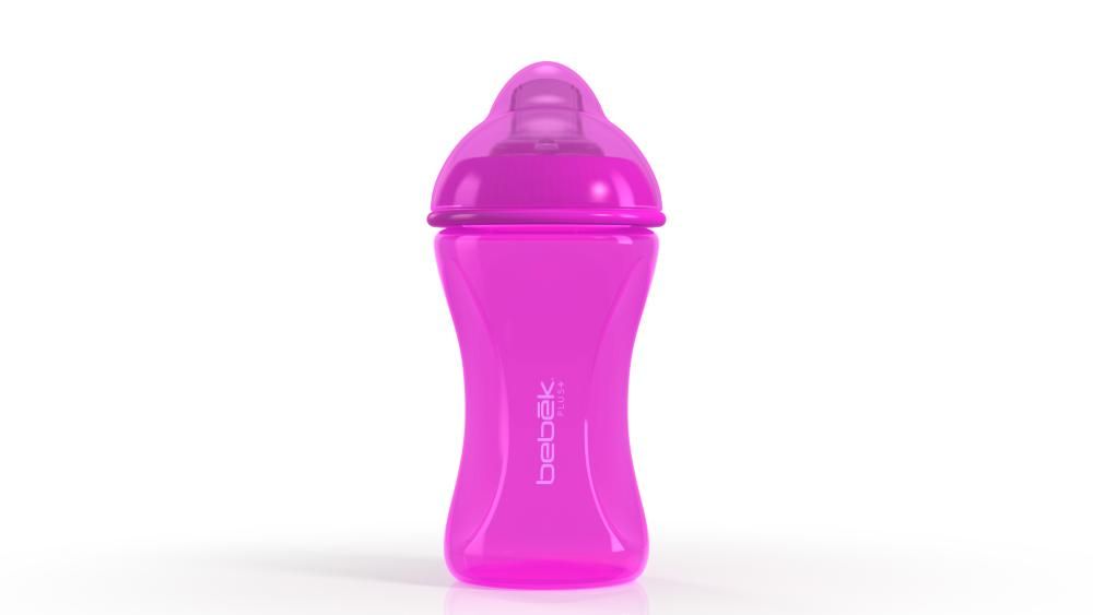 Vaso de entrenamiento Plus 240ml - Boquilla de Silicona SenseFloTM - Morado