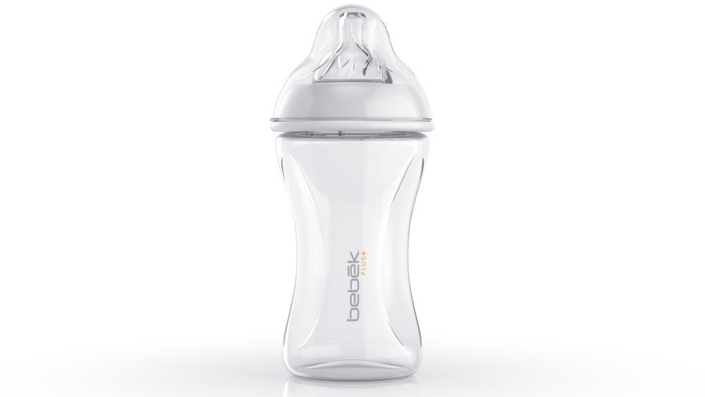 Biberon Plus 240ml - Tetina SenseFloTM (Flujo Medio) - Blanco