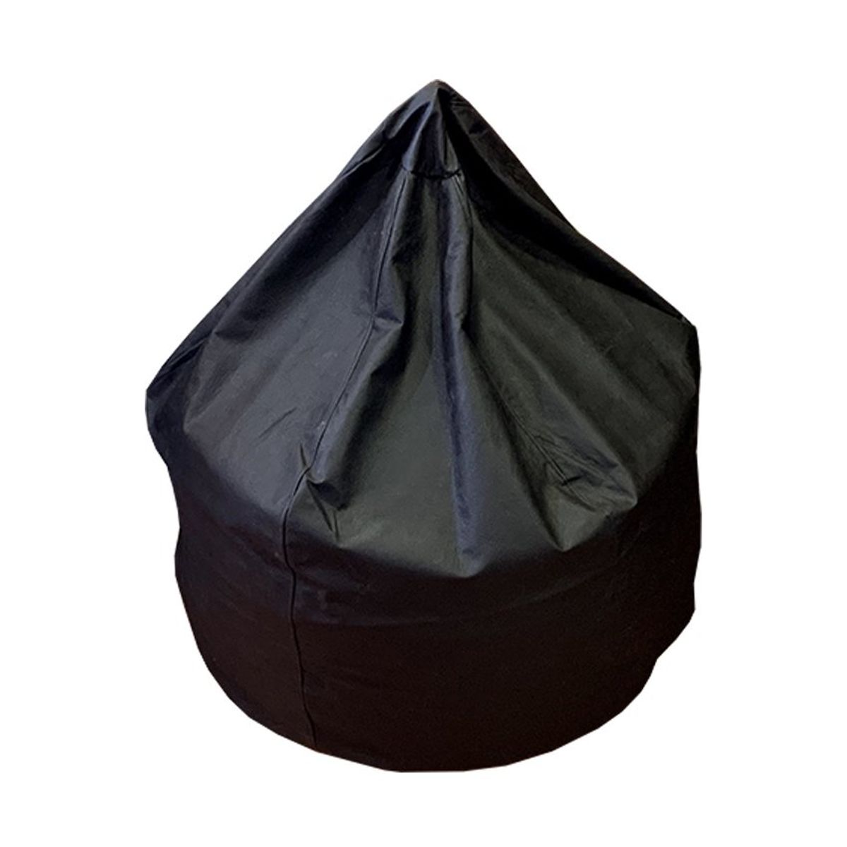 REHUCE - Puff eco cuero tamaño L - Negro