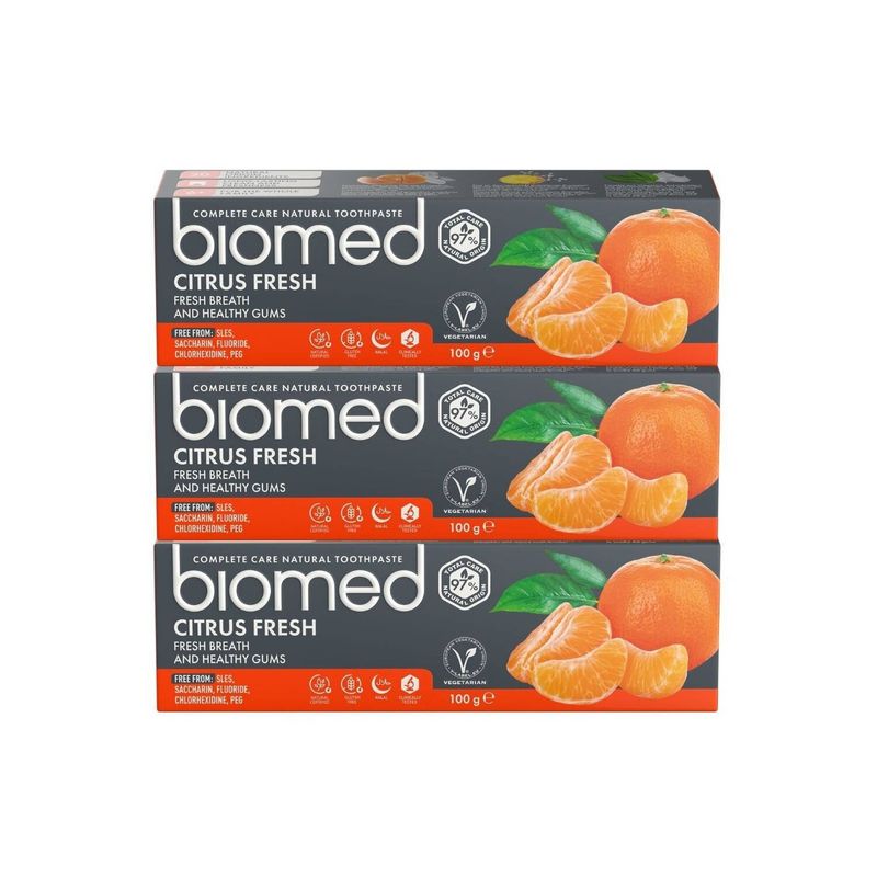 SPLAT - Pack 3 Pasta Dental Biomed Citrus Fresh 100Gr