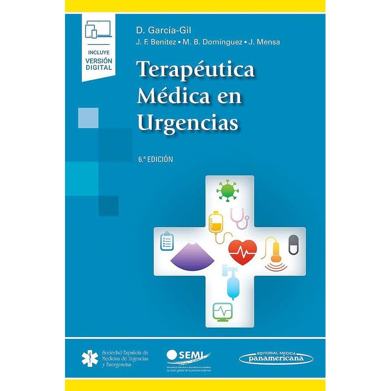 EDITORIAL MEDITERRANEO - Libro Terapeutica Medica En Urgencias 6° Ed.