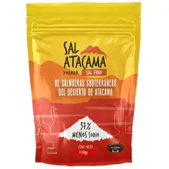 CASONA EL MONTE - Sal Atacama Fina Reducida en Sodio - 1Kg