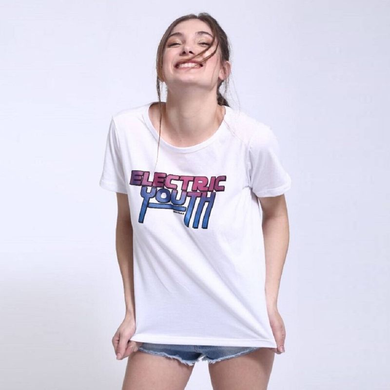 ONA SAEZ - Polera Electric Algodón Manga Corta
