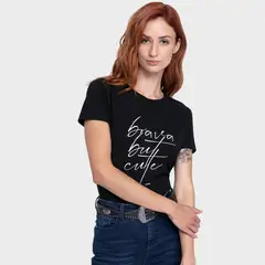 ONA SAEZ - Polera Mujer Estampada Brava