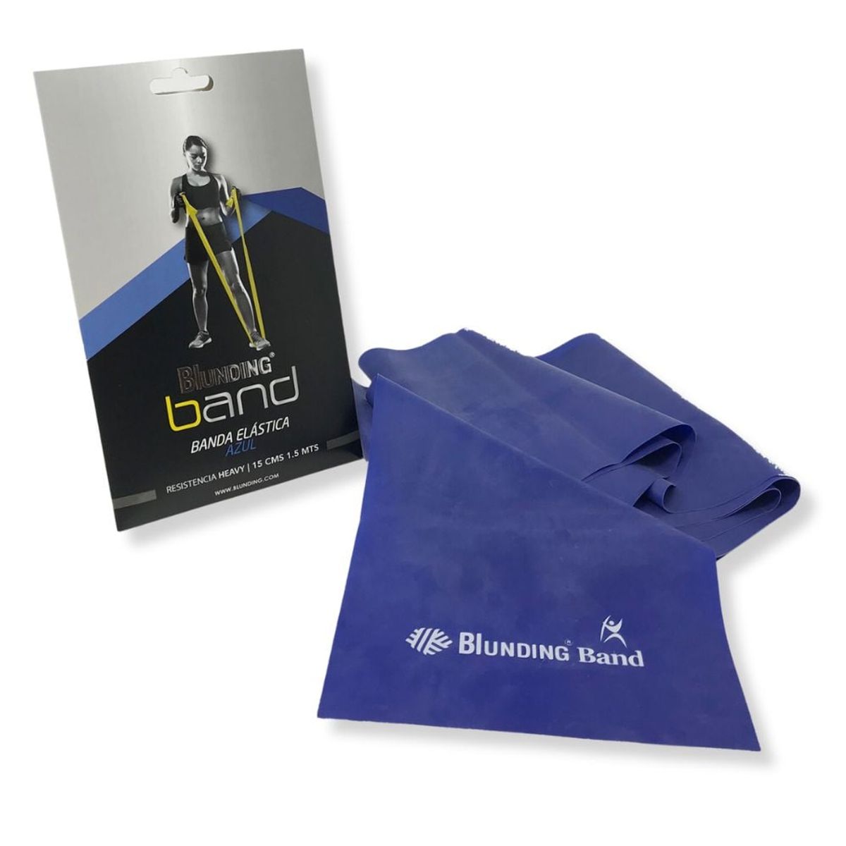 BLUNDING - Banda Elástica para Ejercicio - Blunding color Azul