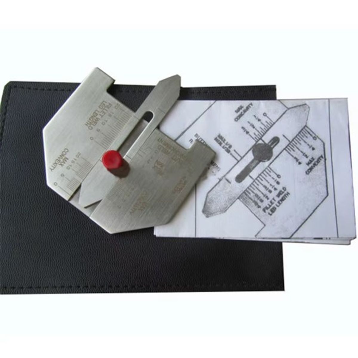 GENERICO - Medidor Tamaño Soldadura Automático Acero Inoxidable