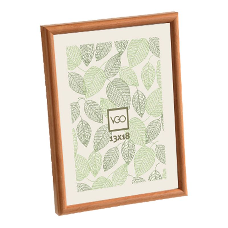 VGO - Marco 40X50 Plastico Simil Madera Natural