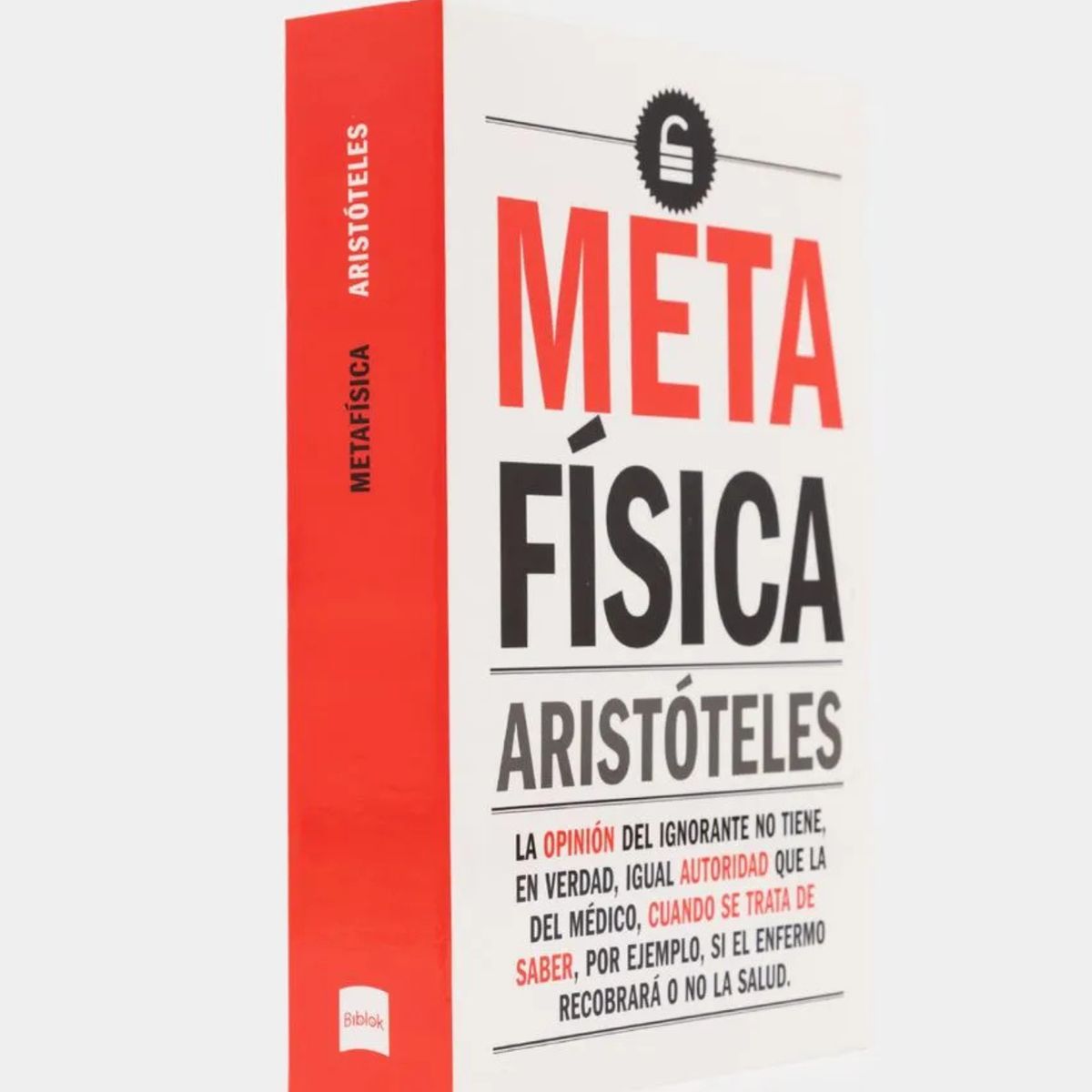 EDITORIAL BIBLOK - Metafísica de Editorial Biblok