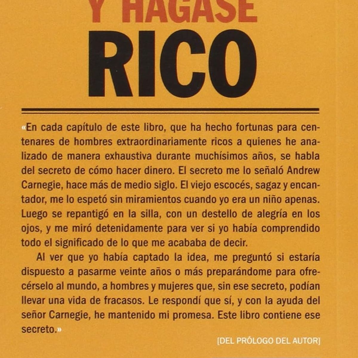 EDITORIAL BIBLOK - Piense Y Hágase Rico