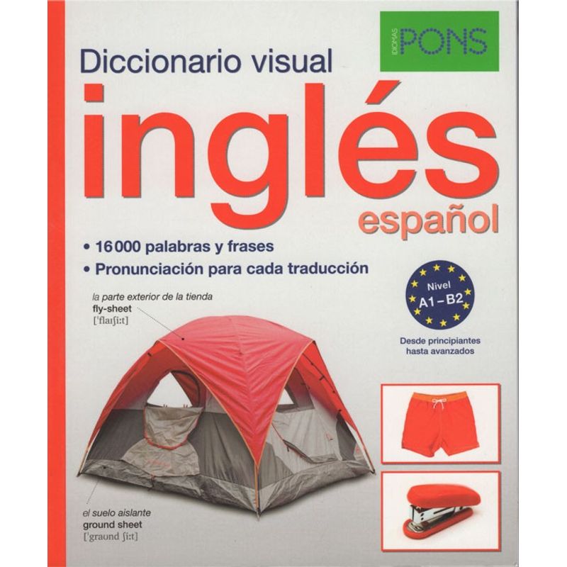 EDITORIAL CONTRAPUNTO - Libro Diccionario Visual. Ingles - Español