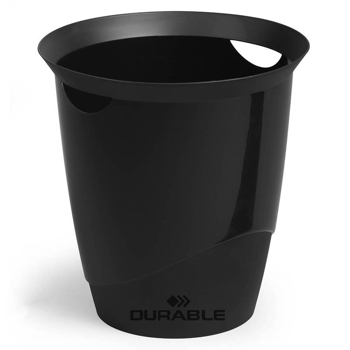 DURABLE - Papelero De Oficina Con Asas 16L Durable - Negro
