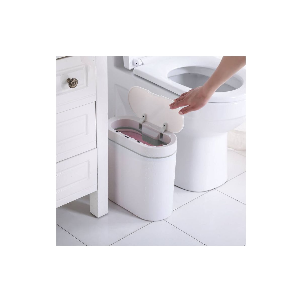 NOOK - Basurero con Sensor Baño 8 L