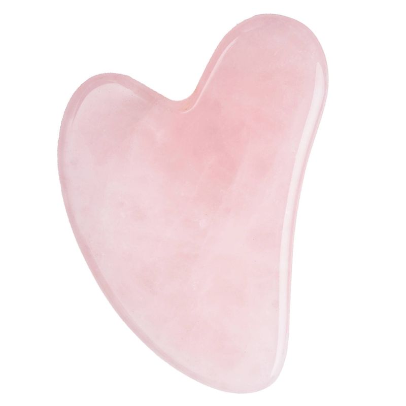 NATURAL SKIN - Gua Sha Cuarzo Rosado 100 piedra natural