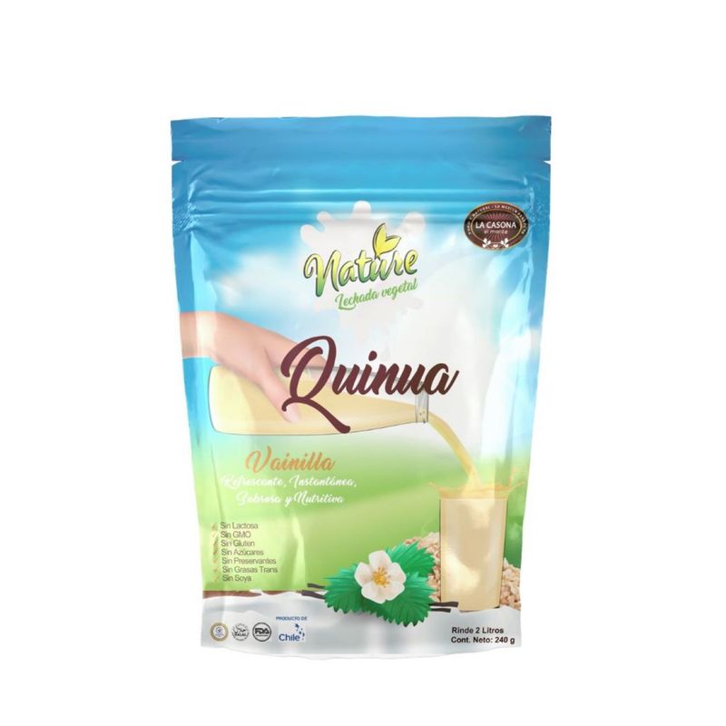 CASONA EL MONTE - Bebida Vegetal Quinua Vainilla - 240 g