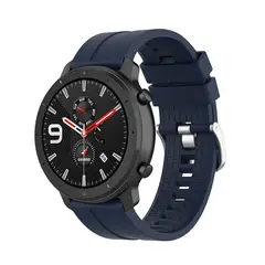GENERICO - LIGERA CORREA DEPORTIVA DE 22MM PARA GT-GT2 DE 42-46MM AZUL OSCURO