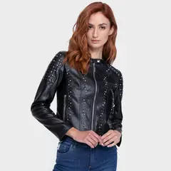 ONA SAEZ - Chaqueta Mujer Pu Tachas Anya