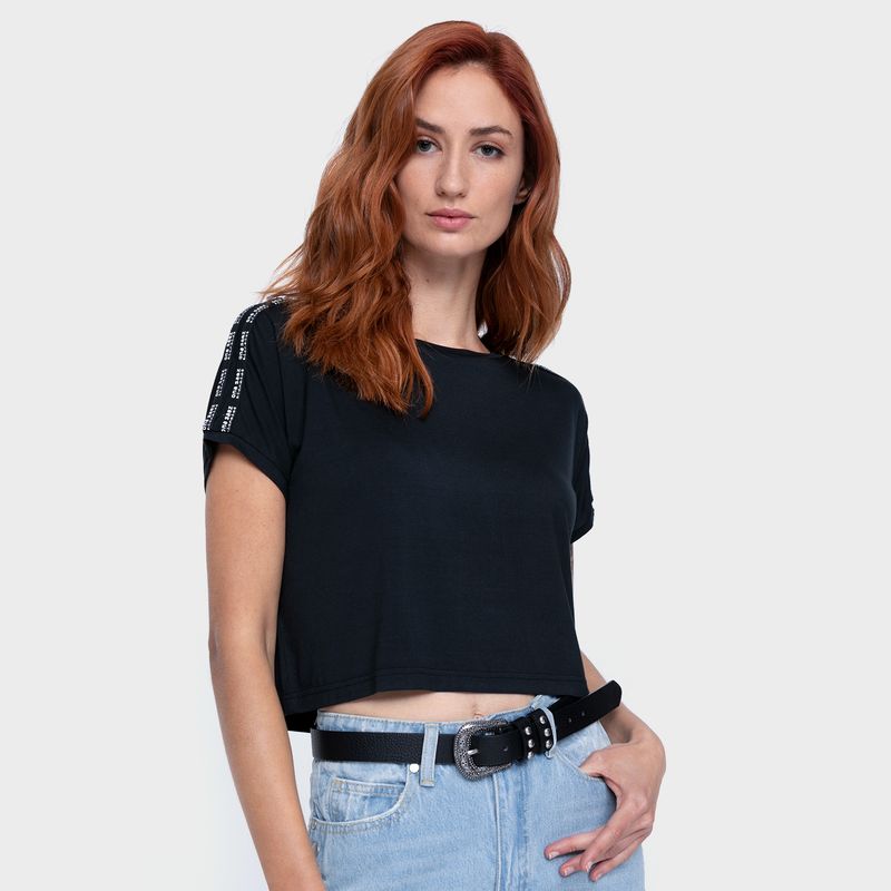 ONA SAEZ - Polera Mujer Crop Casius