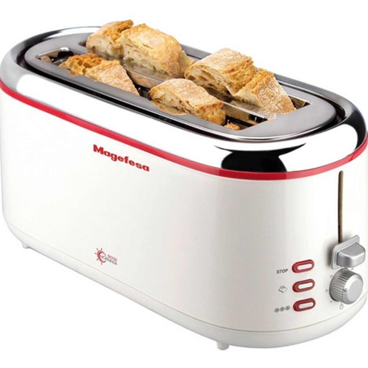 MAGEFESA - Tostador Magefesa 4 Tostadas Descongela Mgf3355