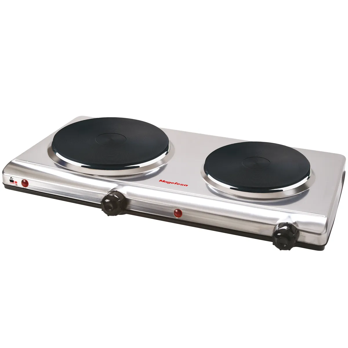 MAGEFESA - Cocina Electrica Magefesa Dinamic Inox Duo Mgf8022