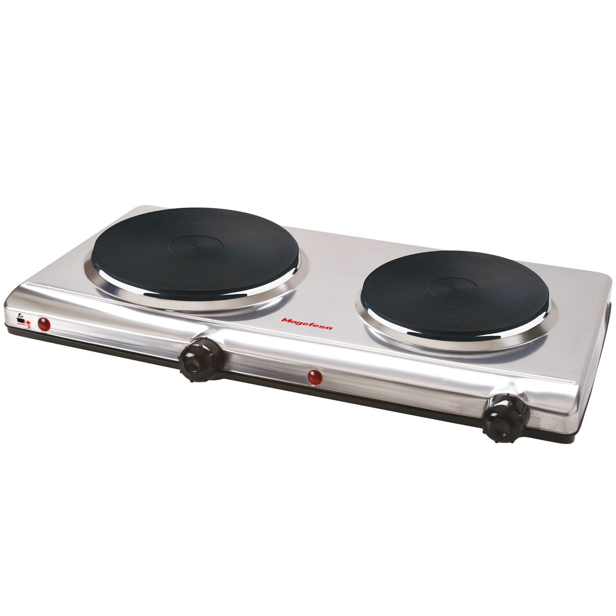 MAGEFESA - Cocina Electrica Magefesa Dinamic Inox Duo Mgf8022