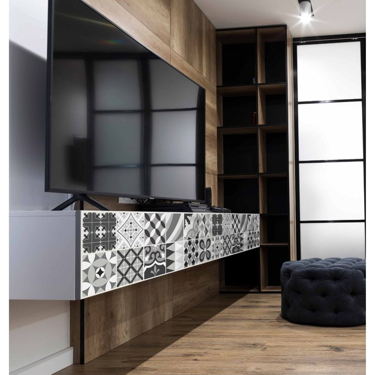 DEKOFIX - Azulejos autoadhesivos decorativos santa cruz