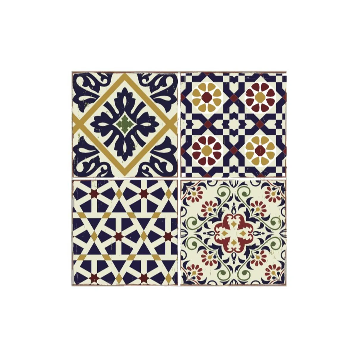 DEKOFIX - Azulejos autoadhesivos decorativos formato grande Sevilla