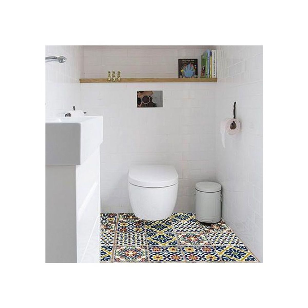 DEKOFIX - Azulejos autoadhesivos decorativos formato grande Sevilla