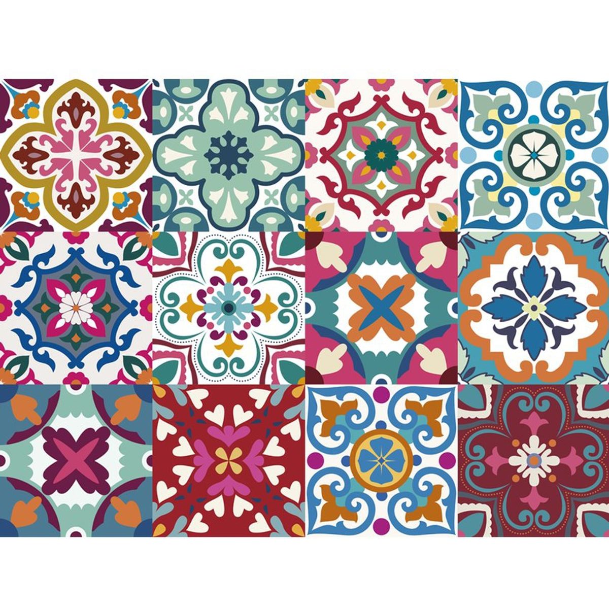 DEKOFIX - Azulejos autoadhesivos decorativos Florencia