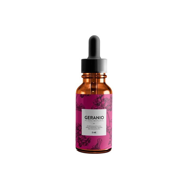 FLORESENCIA NATURAL COSMETICS - Aceite Esencial Geranio 5 ml Floresencia