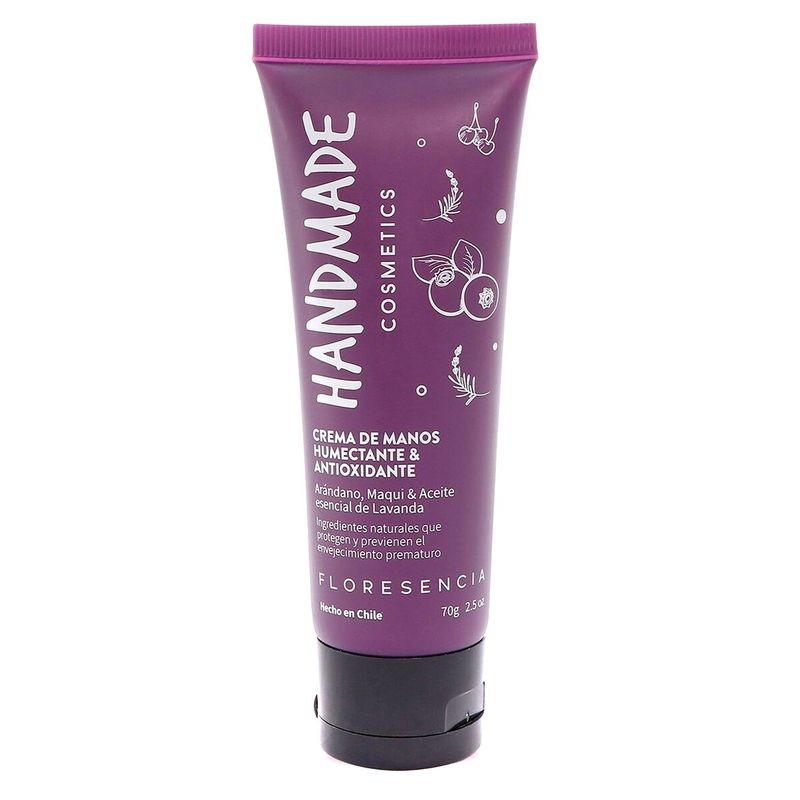 FLORESENCIA NATURAL COSMETICS - Crema Manos Humectante  Antioxidante Maqui