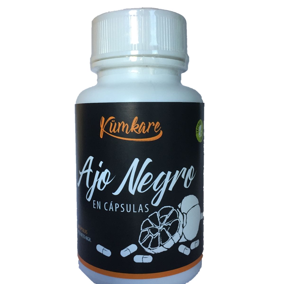 GENERICO - Cápsulas Ajo Negro 60 naturales Chilenas y veganas