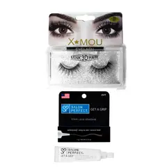 COSMETICAVAL - Set pestañas postizas volumen 3D + pegamento Profesional