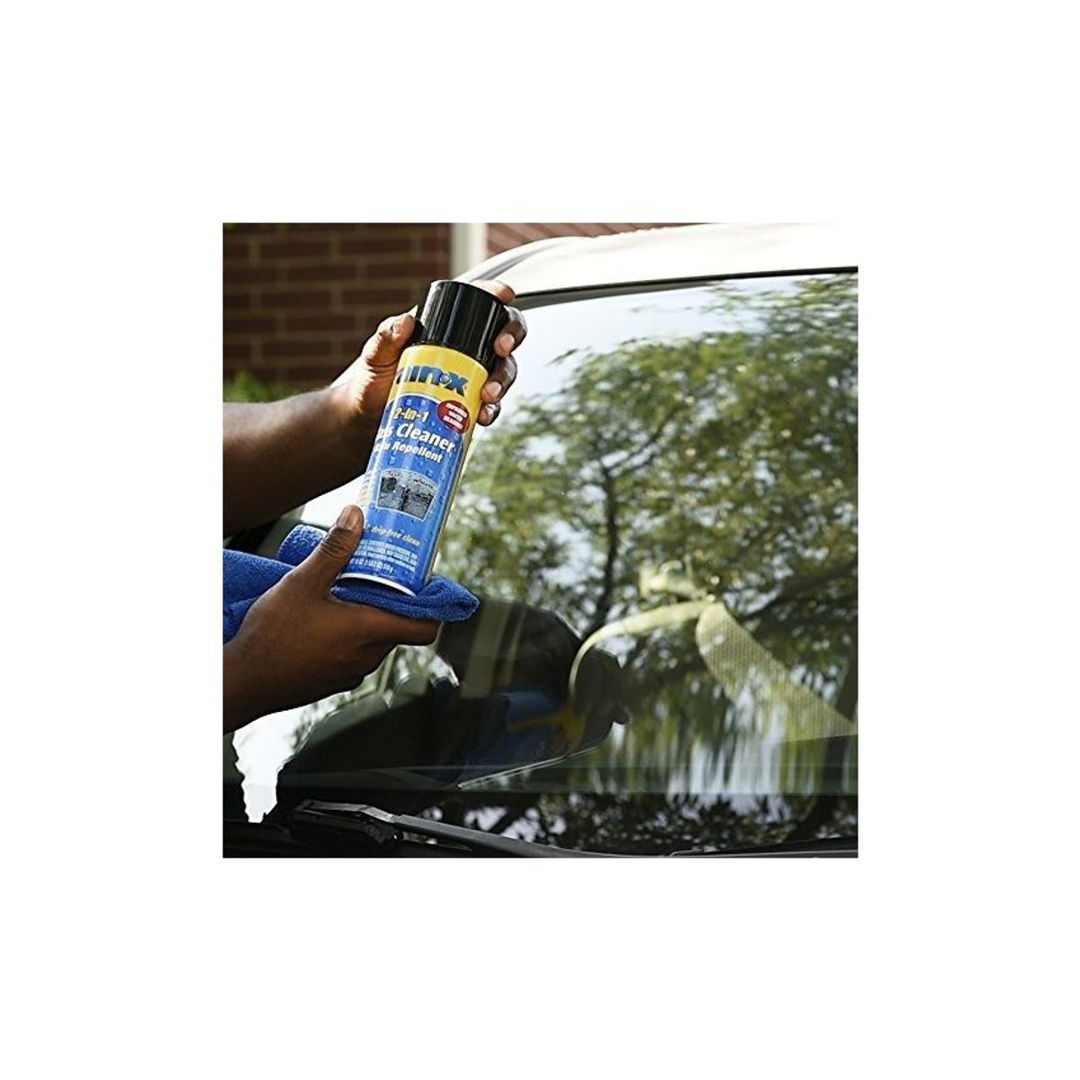 RAIN X - Limpiador de vidrio 2 en 1 y repelente de lluvia