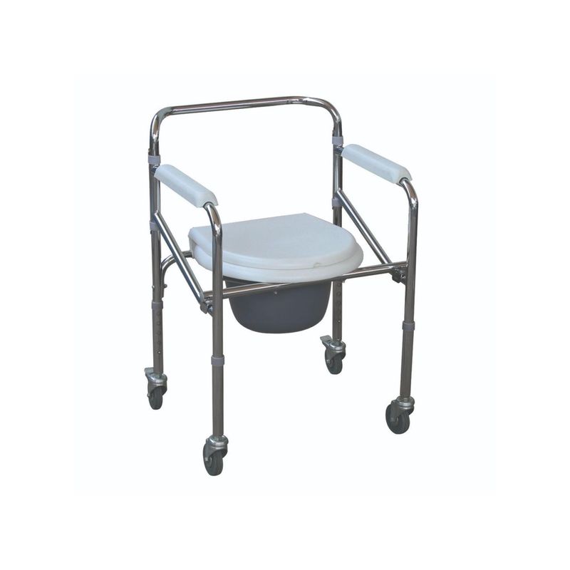 GLOMED - Baño Portátil WC Plegable Con Ruedas Pro GLOMED