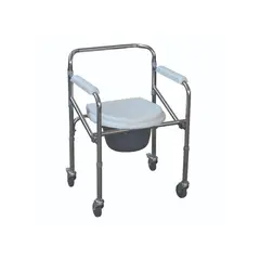 GLOMED - Baño Portátil WC Plegable Con Ruedas Pro