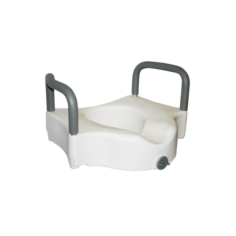 MAXCARE - Alza Baño WC Con Apoya Brazos Pro MAXCARE
