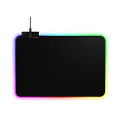 IMICE - Mousepad Gamer Led Rgb Usb 35x25cm Negro