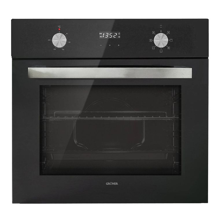 GRONER Horno Eléctrico Empotrable Black 7F 60L…