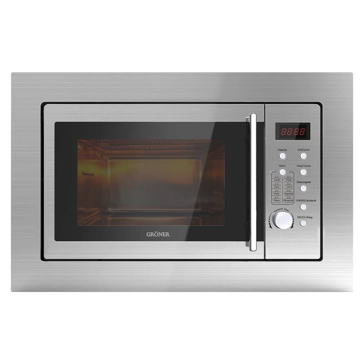 GRONER - Microondas Empotrado Gröner Inox 25L