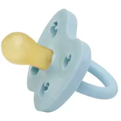 HEVEA - Chupete Redondo Baby Blue 0-3 Meses
