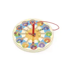 VIGA - Juguete Madera Tablero Reloj Magnético