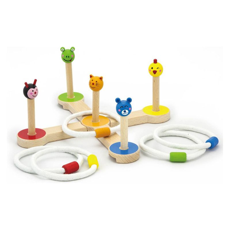 VIGA - Juego Madera Lanzar Argollas