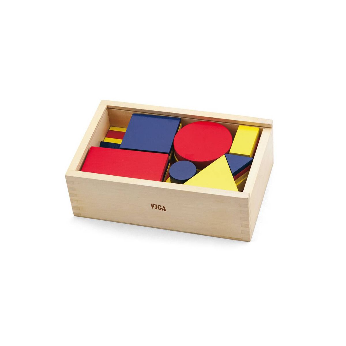 VIGA - Juego Madera Bloques logicos