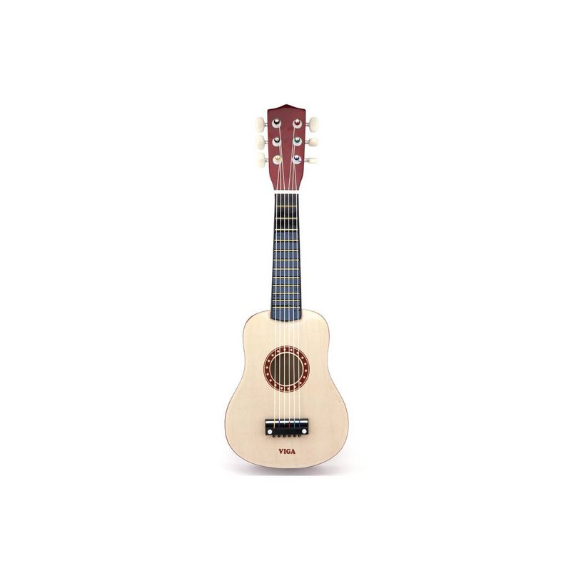 VIGA - Juguete Madera Guitarra Natural